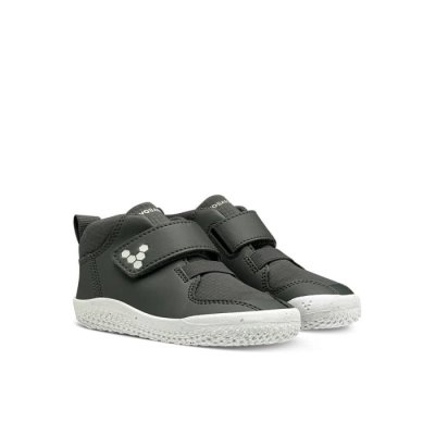 Vegan Chaussure Vivobarefoot Primus Bootie II All Weather Tout-petits - Noir YVD962153